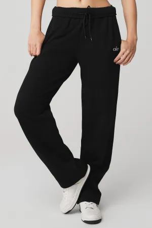 Accolade Straight Leg Sweatpant - Black