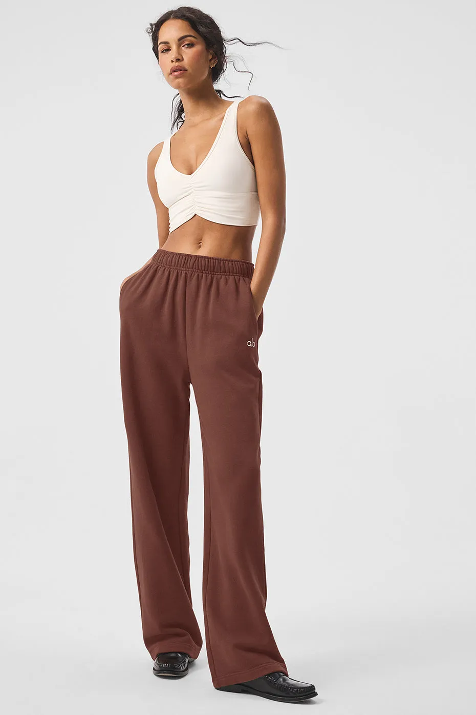 Accolade Straight Leg Sweatpant - Chestnut