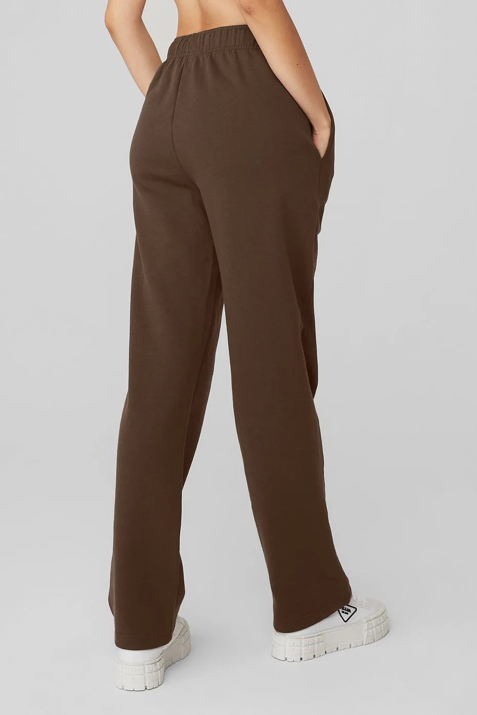 Accolade Straight Leg Sweatpant - Espresso