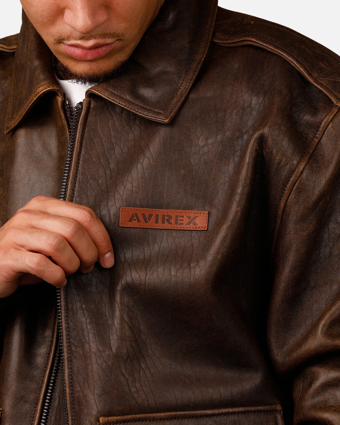 Avirex Sky Charmer Jacket Vintage Brown