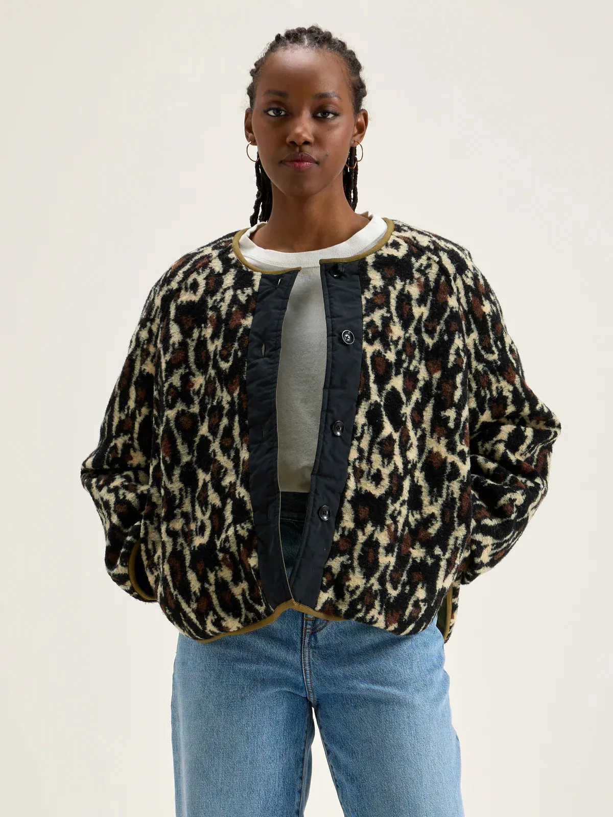 Bellerose Hari Leopard Reversible Coat