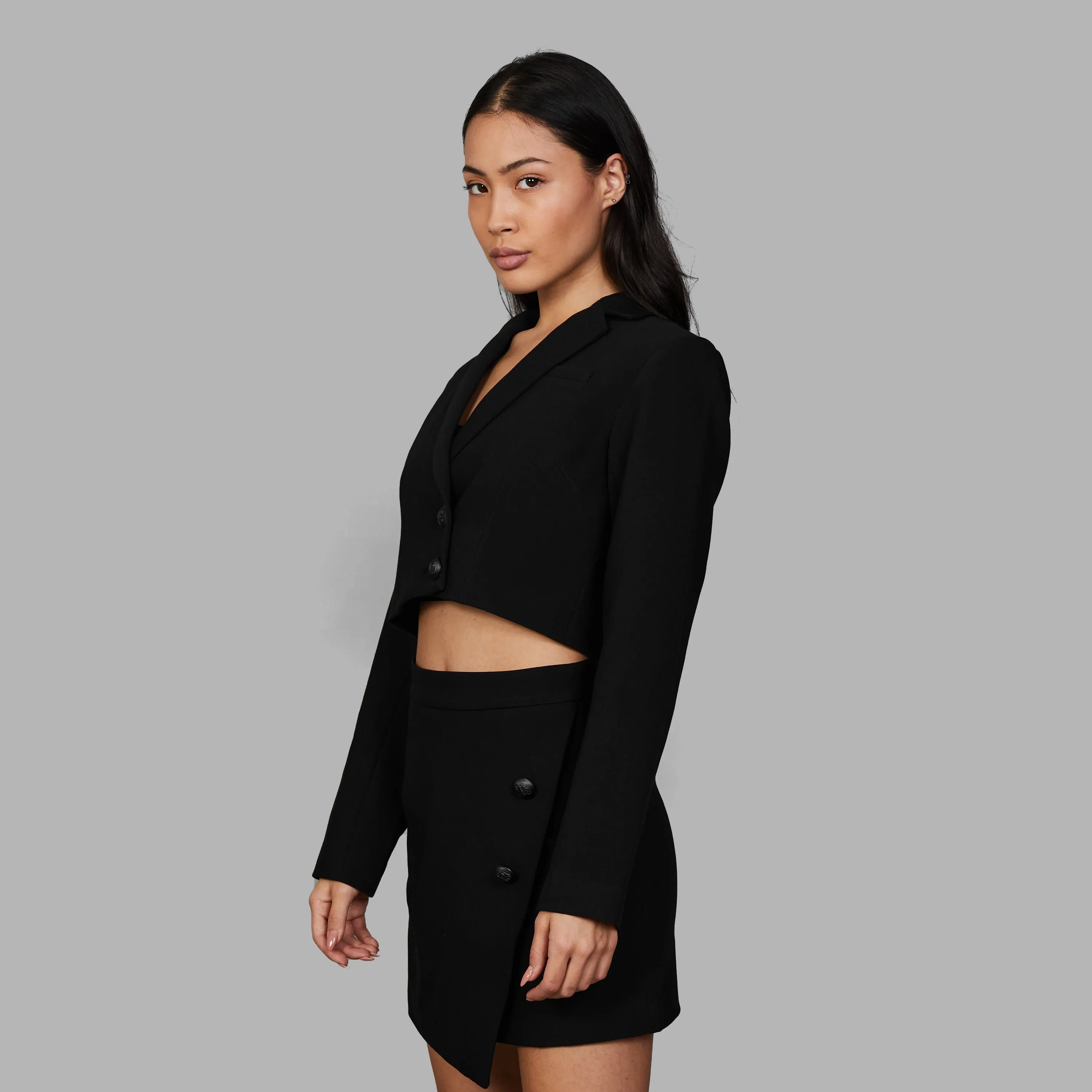 Blvck Cropped Blazer