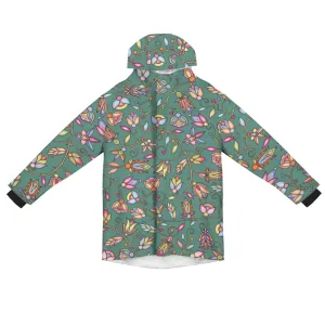 Buffalo Bloom Pond Reflection Unisex Sherpa Lined Hooded Coat