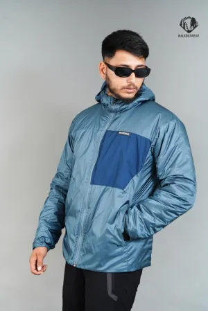 cell jacket lite weight windproof  teal blue