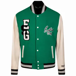 Change Varsity Jacket Golf Green/Pearl Ivory - W23