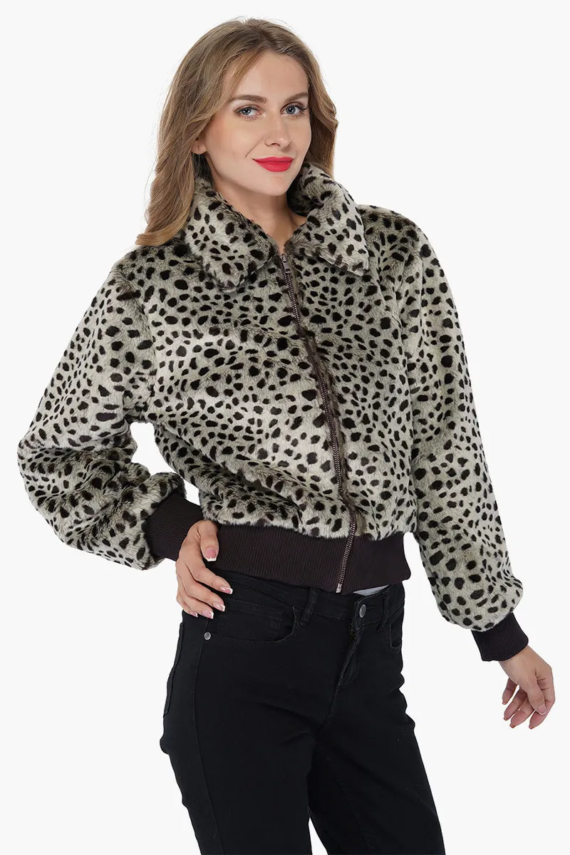 Cheetah Chic Bomber Jacket