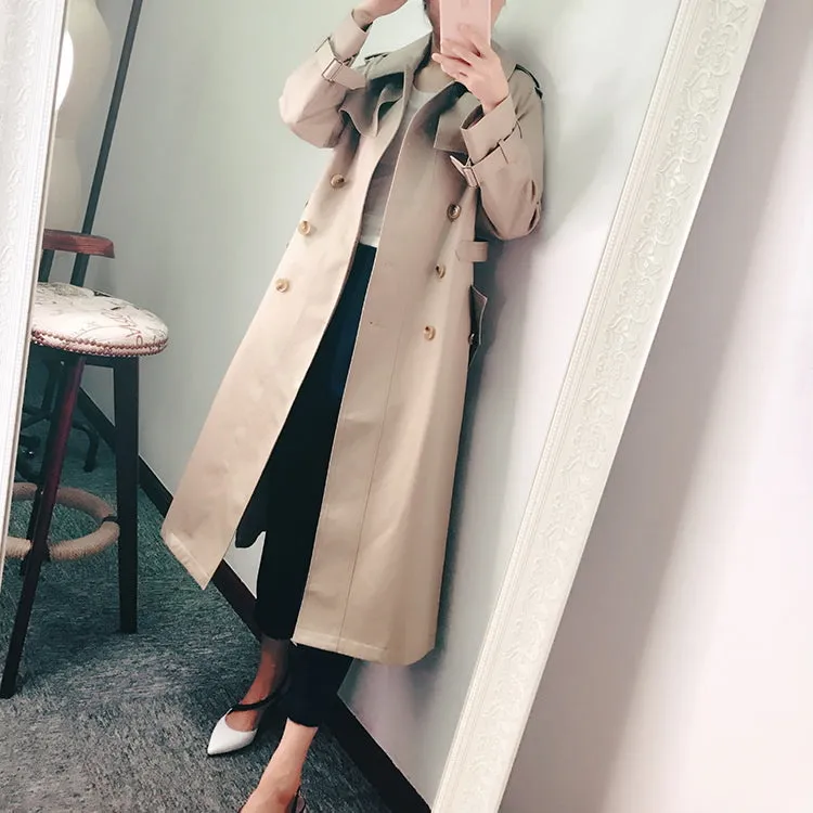 City Commuter Spring Coat women's mid-length style 2022 Cotton Coat