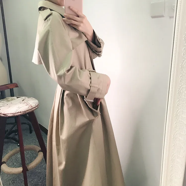 City Commuter Spring Coat women's mid-length style 2022 Cotton Coat