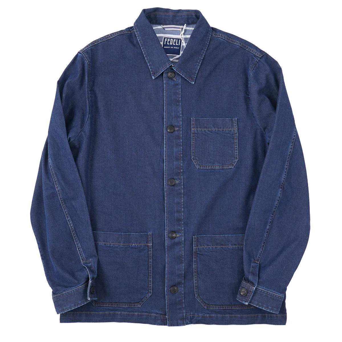 Fedeli 'Bristol' Jacket in Lightweight Denim