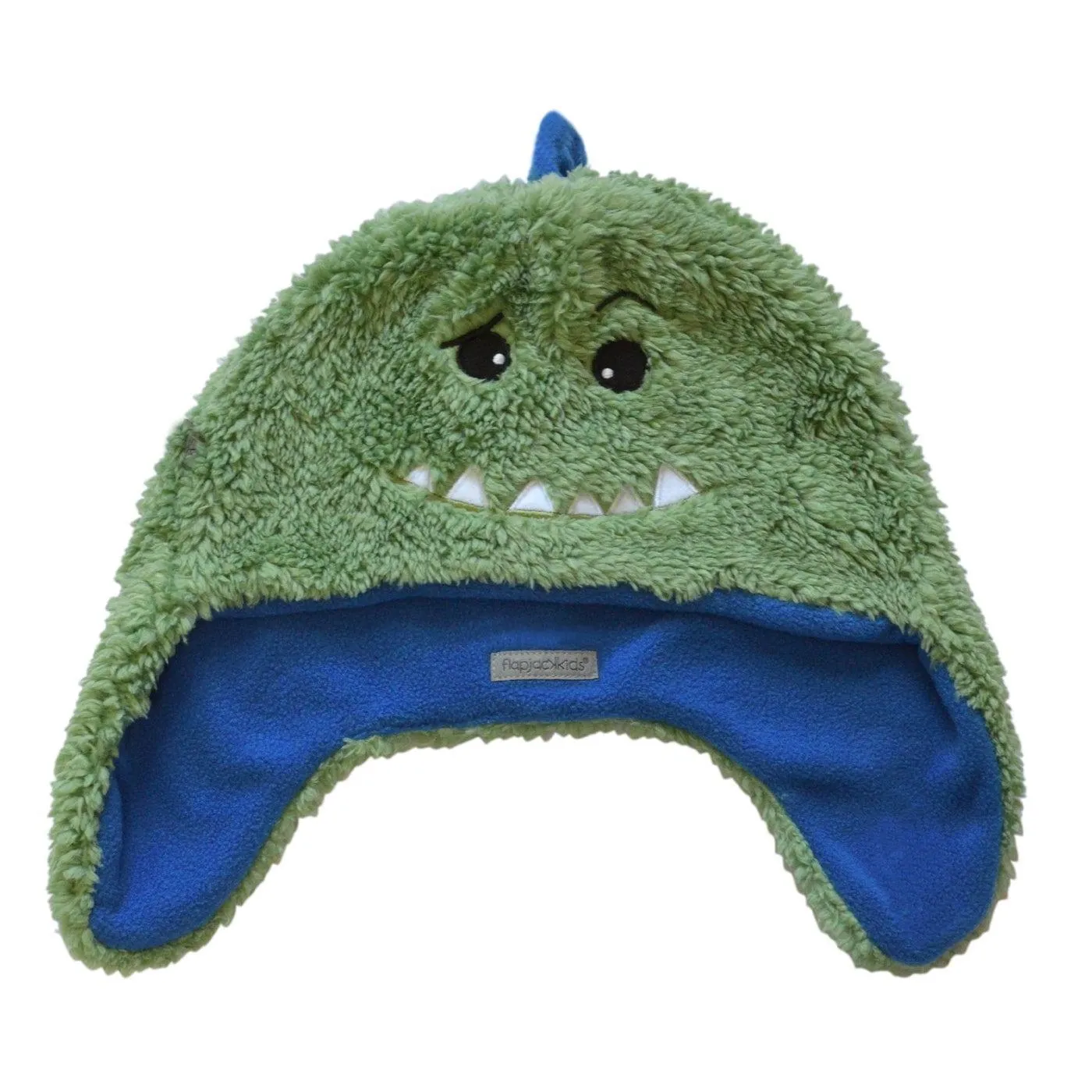 Flapjack Kids Reversible Sherpa Hat - Dino/Shark