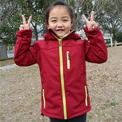 Kids Softshell Windbreaker Jacket additional colors -  Free Shipping to N.A.