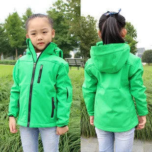 Kids Softshell Windbreaker Jacket additional colors -  Free Shipping to N.A.