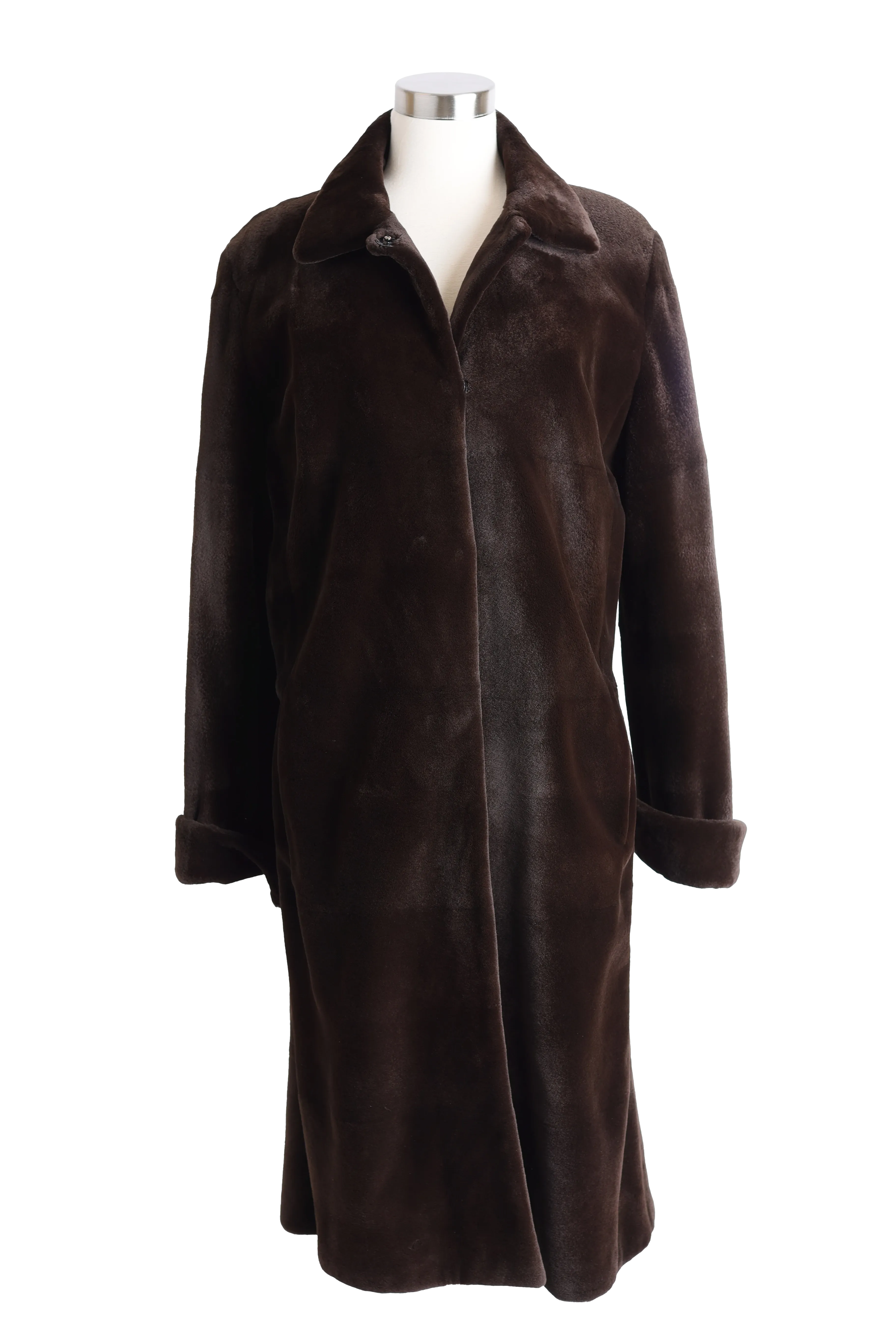 Long Sheared Mink Coat