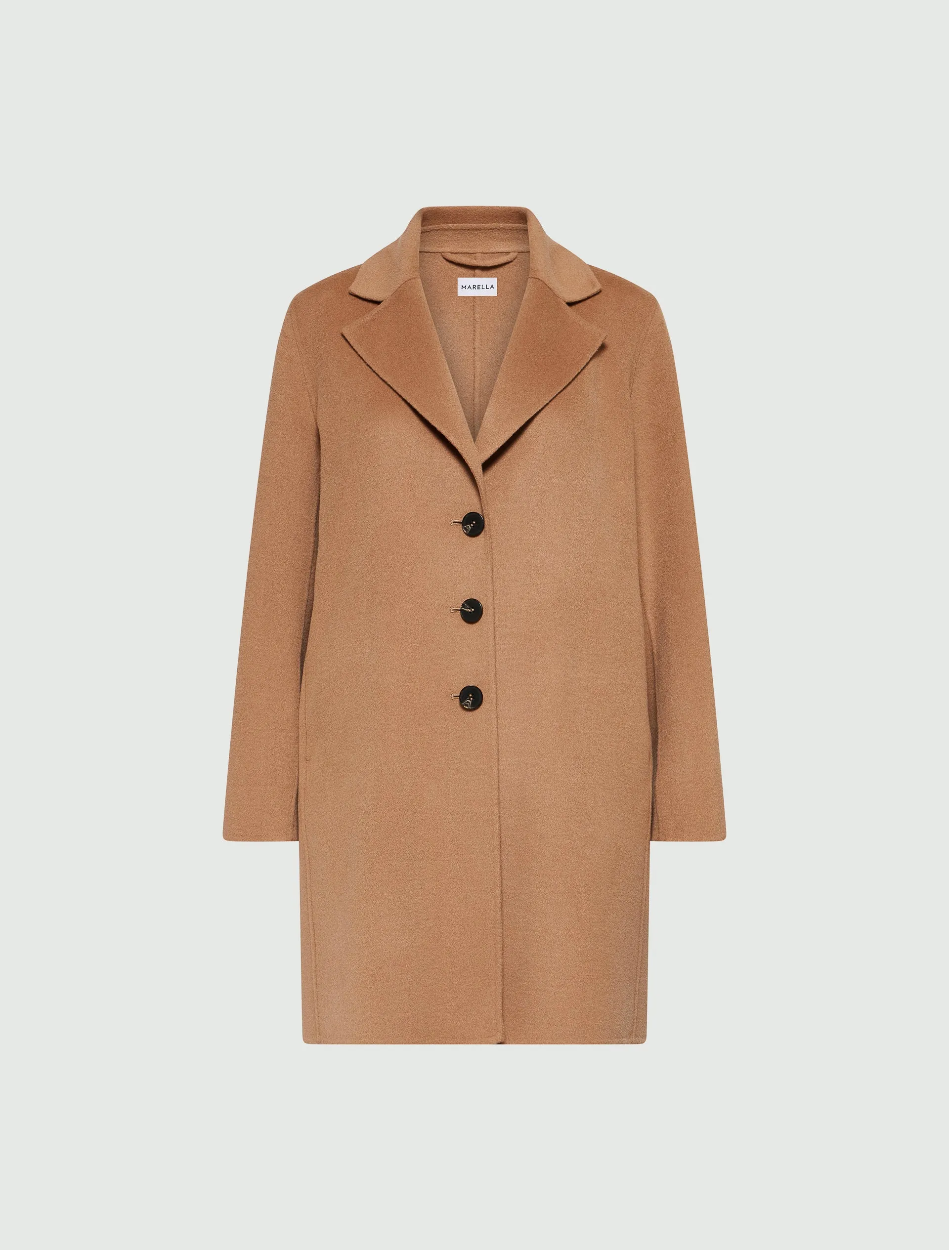 MARELLA Short Camel Coat