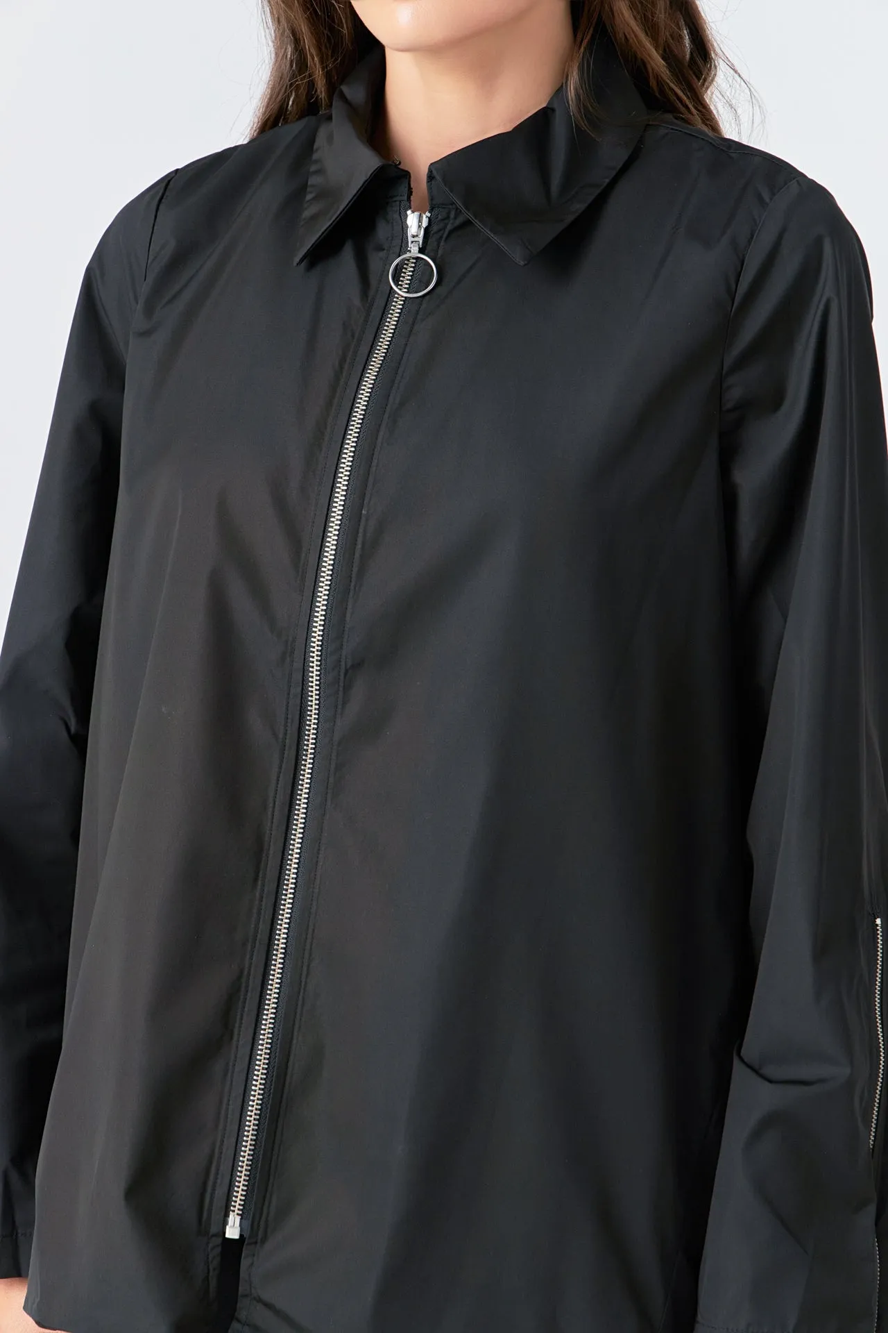 Nylon Jacket with O-ring Zipper