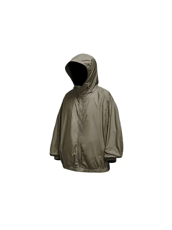 Packable Lightweight UV Protection Jacket in Brown Color