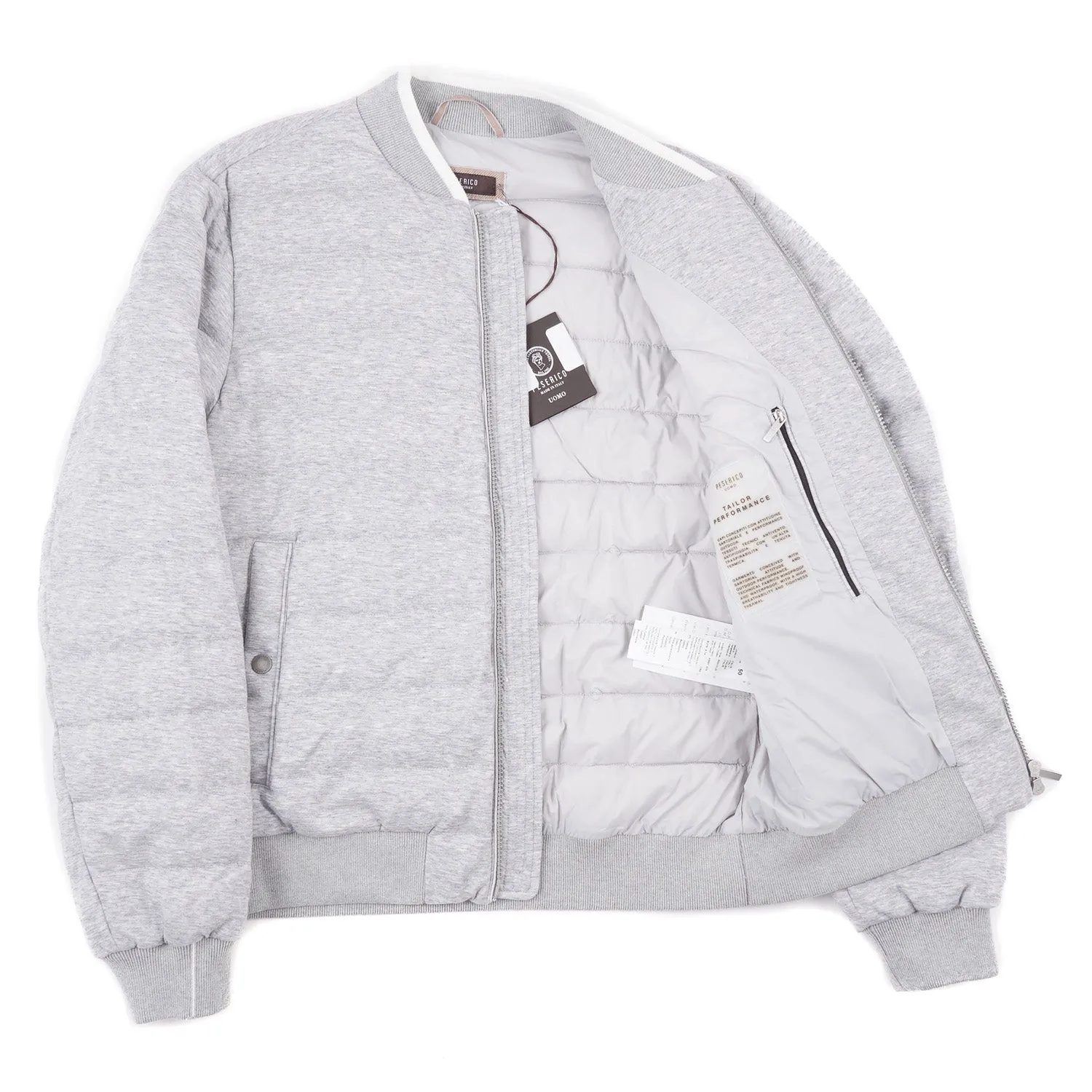 Peserico Down-Filled Jersey Cotton Jacket