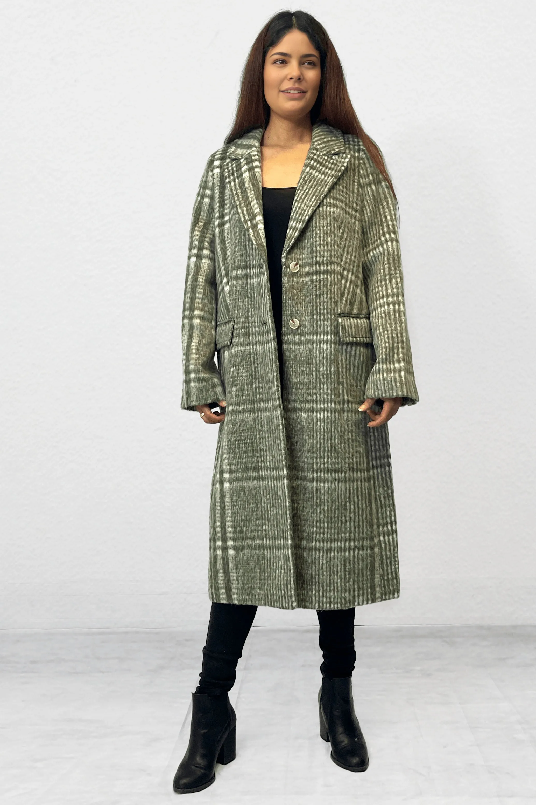 Relaxed City Smart Coat - GREEN