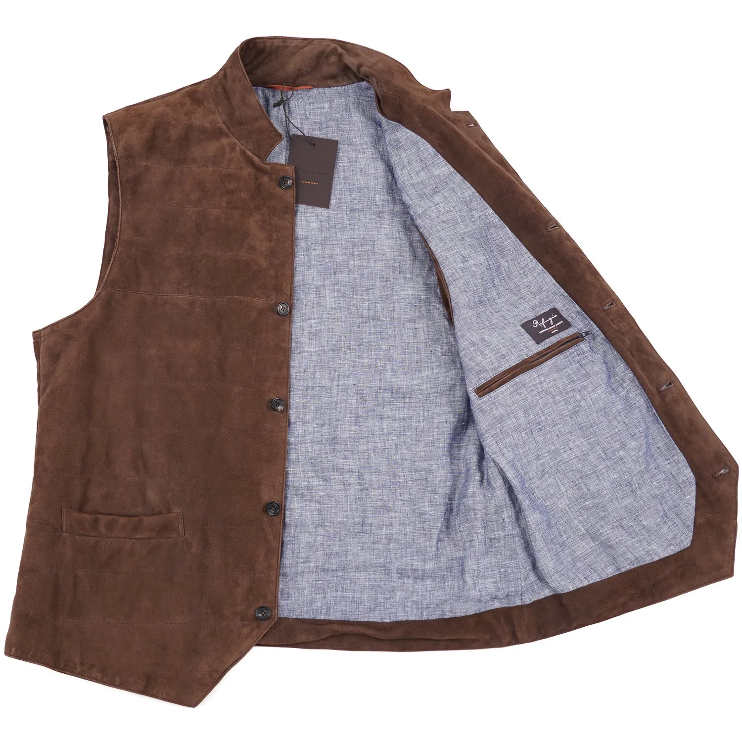 Rifugio Nappa Lambskin Suede Vest