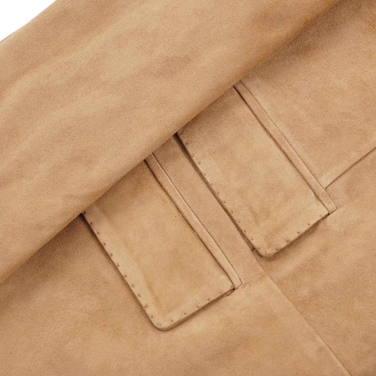 Rifugio Wool-Lined Lambskin Suede Blazer