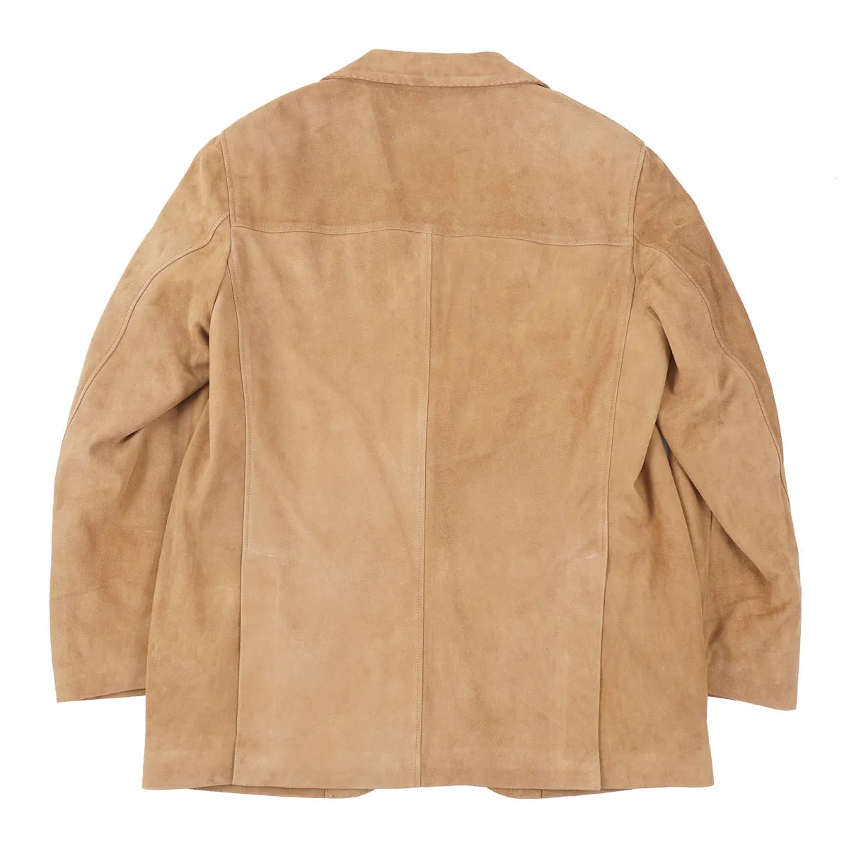 Rifugio Wool-Lined Lambskin Suede Blazer