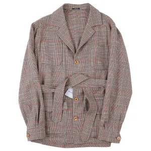 Sartorio Woven Wool-Silk-Linen Field Jacket