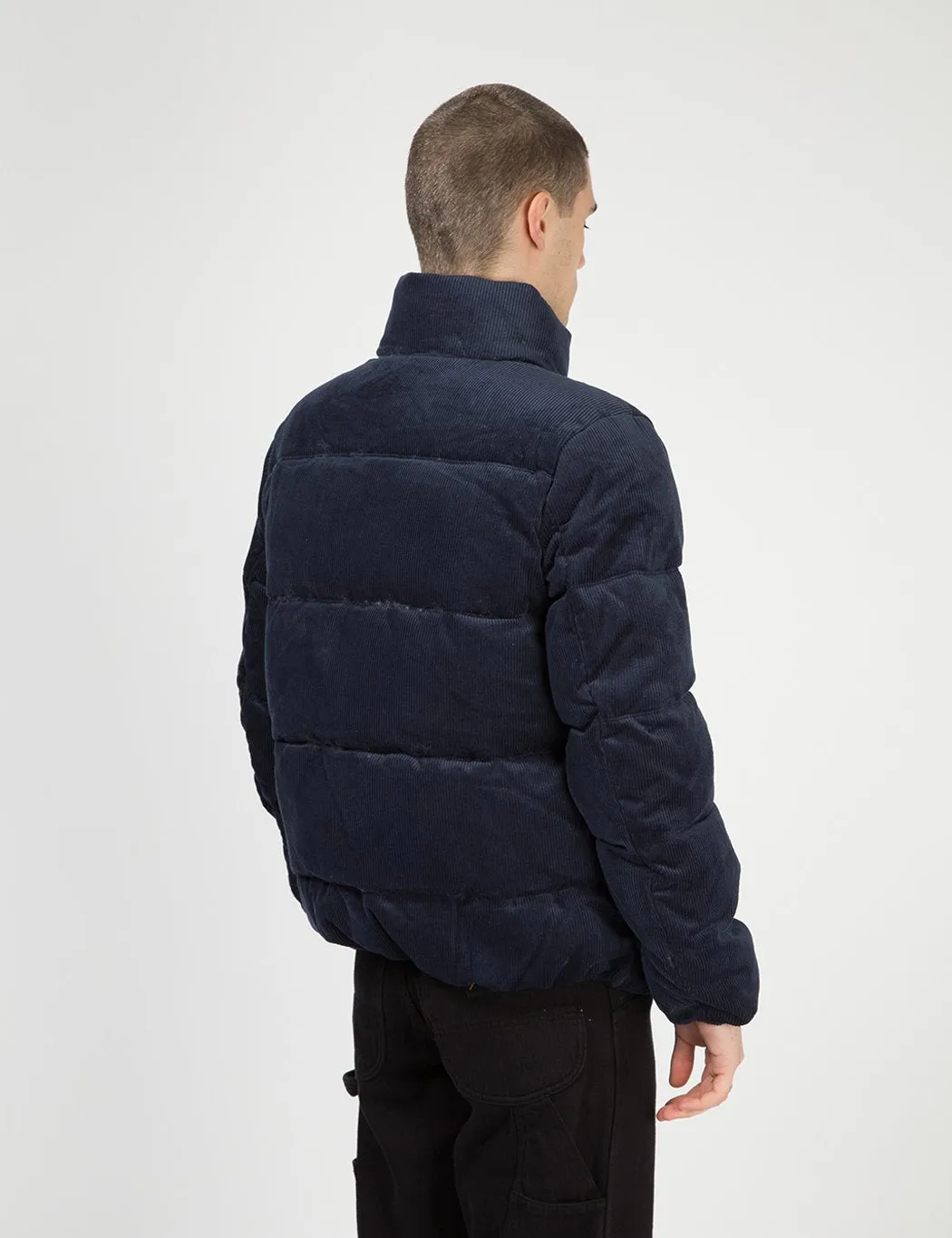 Tommy Jeans Corduroy Puffa Jacket - Black Iris