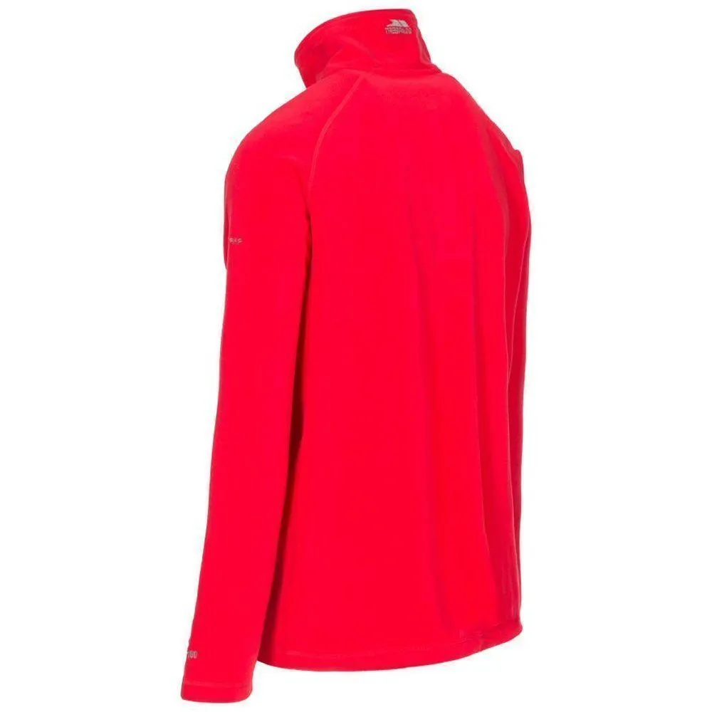 Trespass L Red Blackford 1/2 Zip Men's Microfleece