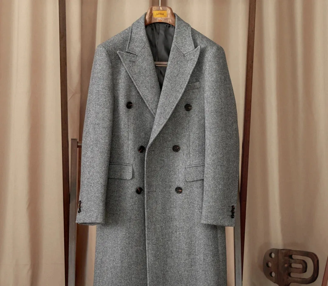 Winter double breated wool coat