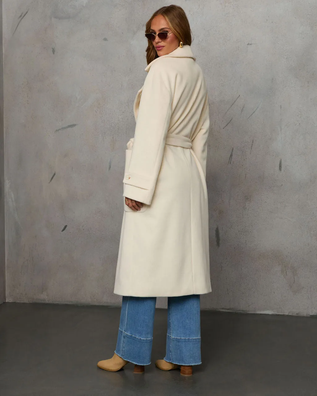 Winter Retreat Belted Wool Coat