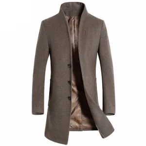 Winter Wool Trench Coat