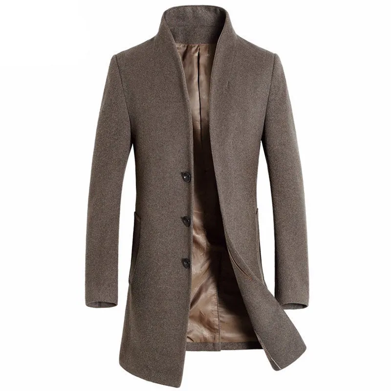 Winter Wool Trench Coat