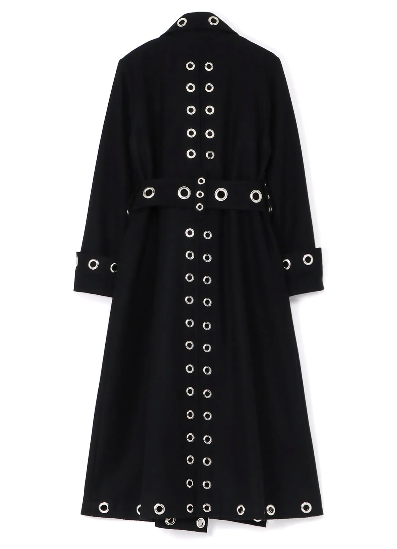 W/Melton eyelet coat