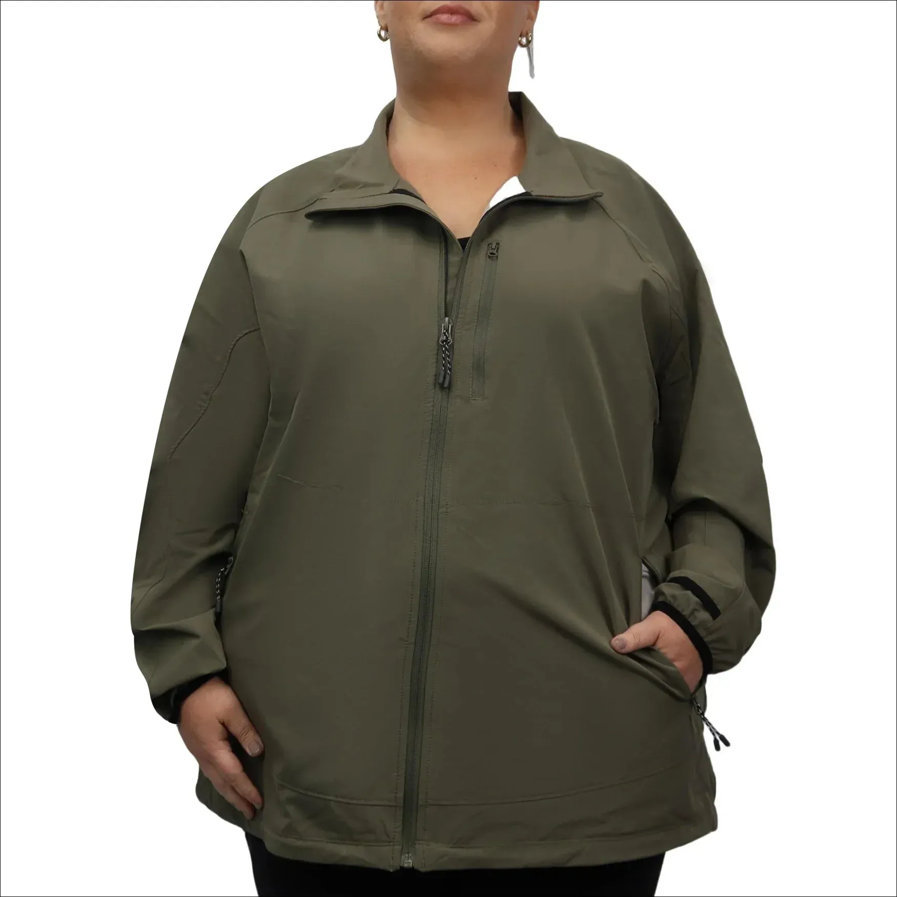 Women’s Plus Size Sabre 2X-6X Stretch  Rain Jacket